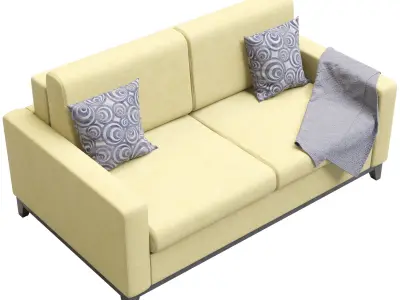 Woodcraft Griton Mini Sofa 3D model
