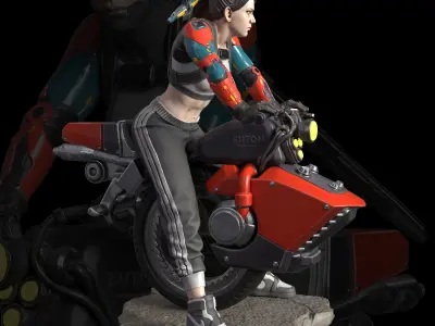 Brenda kuton figure 3D print model