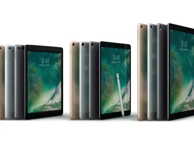 Apple Electronics Collection 2017 Low-poly 3D model