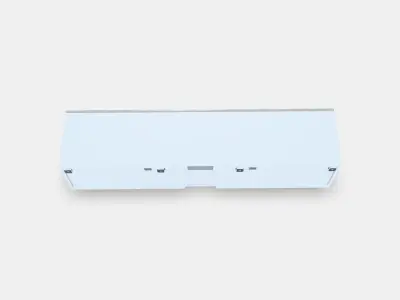 BESTA TV bench with doors 25 Low-poly 3D model