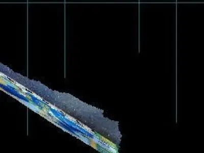 detailed grafiti wall origional scan 3D model