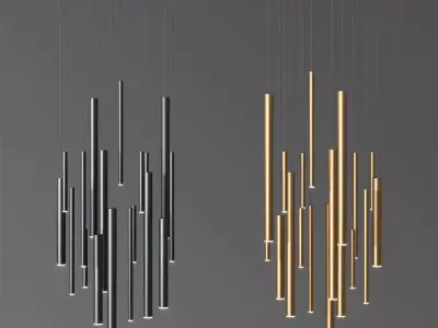 Eurofase Santana Led Round Chandelier Light 3D model