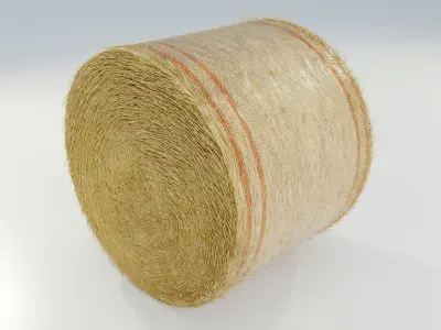 Round Hay Bale 3D model