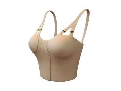 Bra Top v1 007 Low-poly 3D model