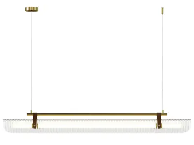 Nami Linear Chandelier Low-poly 3D model