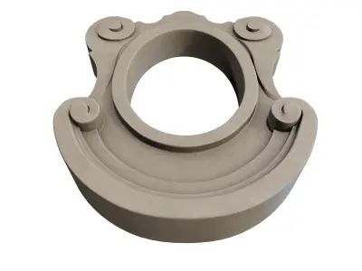 Classic Ornamental Oculus Window 3D model