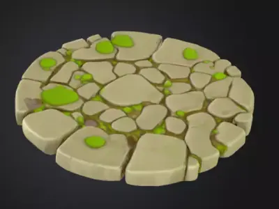 Cartoon Old Stone Texture