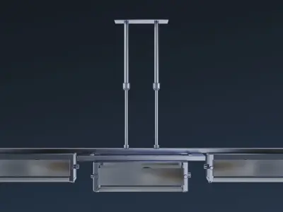 Chandelier Altalusse IL INL-9189P-04 Chrome 3D model