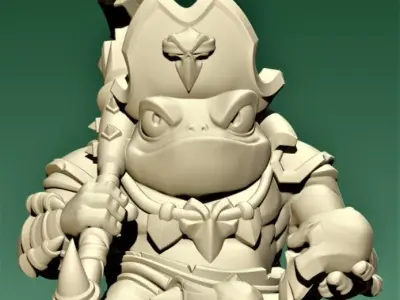 The frog team 3D Model Pack