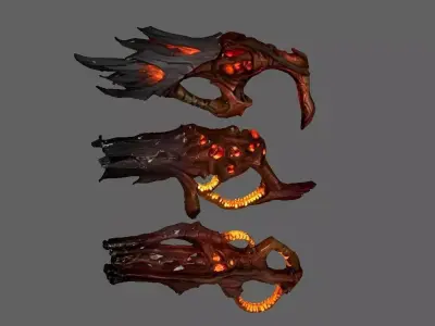 Sci-Fi Guns 3D model