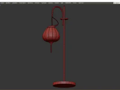 VONN Lighting Lecce Integrated LED Table Lamp Low-poly 3D model