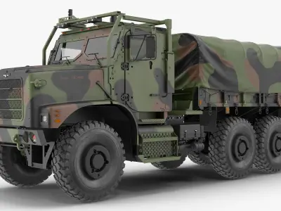  Cargo Truck OshKosh MTVR MK23 with Tent 