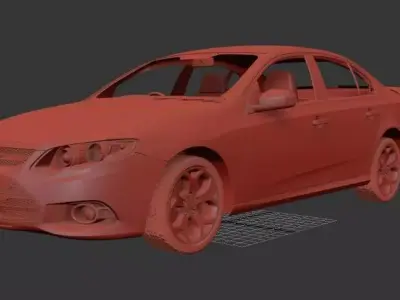 F Falcon Mk7 FG sedan XR6 2011 3D print model