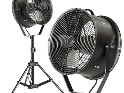 Industrial fans 3D model