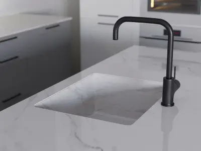 kitchen oven with glass door 3D model