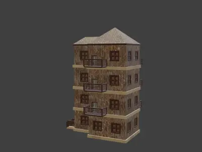 House Model 97 Low-poly 3D model