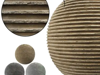 Ribbed Concrete wall 02- Seamless Texture purchase