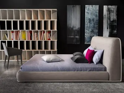 Bonaldo Amos alto bed 3D model