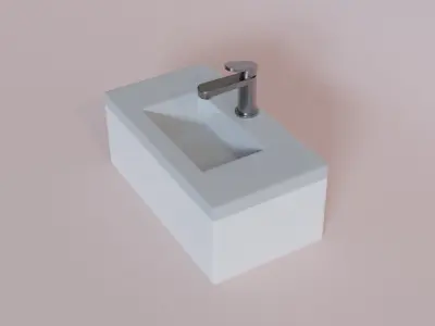 Bathroom Sink Free 3D model purchase