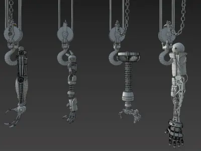 Robot Arm Packet 3D model