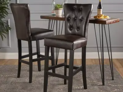 Schiller Pub Bar Stool High Tall Chair -- 2  Colour 3D model