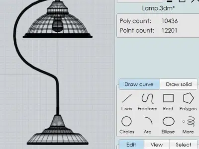 Desk Lamp Free 3D model