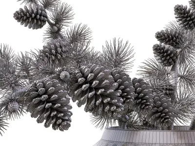 Decorative set 01 3D model