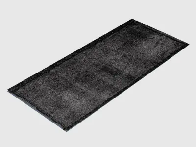 Red Concrete Section 3D model