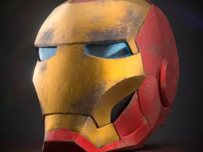 Iron Man Helmet 3D model