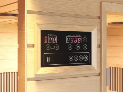 Khan steam room     Sauna Room 3D model