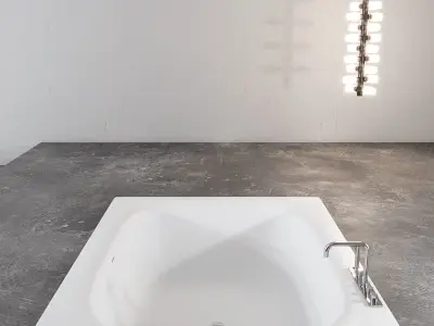 Bathroom furniture set Panta Rel 3 3D model