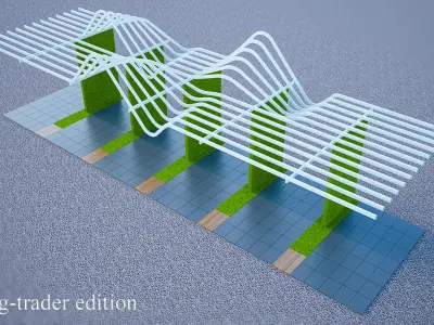 pergola- sun shade louvers 3D model