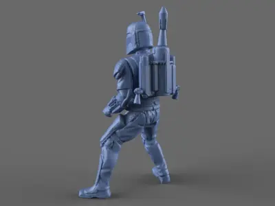 Jango Fett Action Figure 3D model