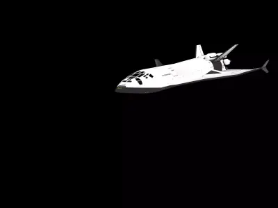 Sci-Fi Future Space Shuttle 3D model