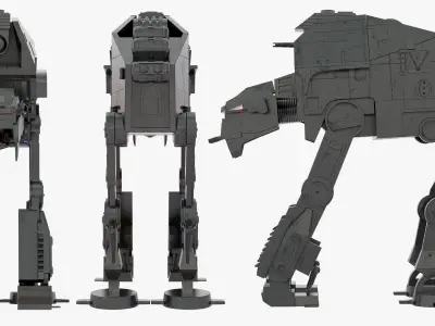 AT-M6 Star Wars All Terrain MegaCaliber Six 3D model