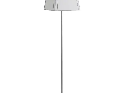 HENDRIX floor lamp with shade 3D model