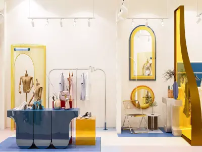 CLOTHES SHOP 3D model