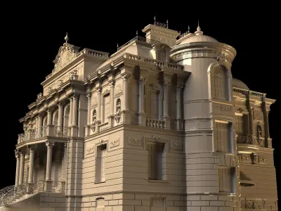 Classic House 3D model