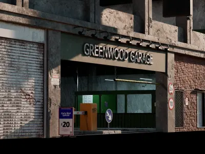 Parking Garage - Highly Detailed 3D model