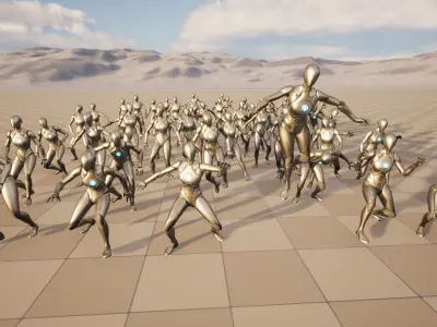 Horror Animations1 51 pcs UE5 3D model