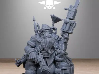 Orkaz Santa Chaos 3D print model