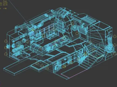 Crystal Palace - Flea Market Indoor 3D model