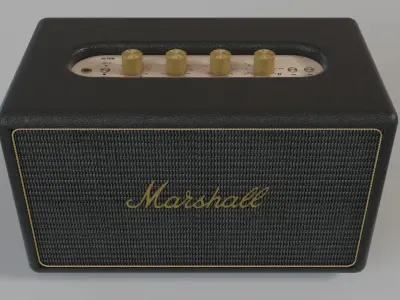 Marshall Stanmore Black Multi-Room Wifi Speaker 3D model