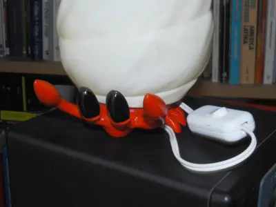 Hermit-Crab printable lamp  3D print model