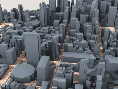 New York City USA 3D model