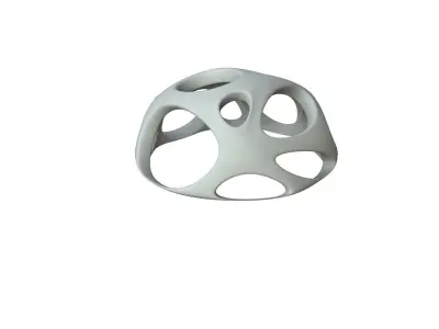 SciFi Cube Object No 53919 Low Poly Shape Low-poly 3D model