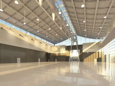 Exhibition Center 3D model