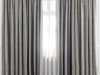 Curtain Set 29 3D model