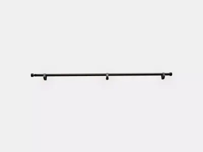 BEKRAFTA Curtain rod set Low-poly 3D model