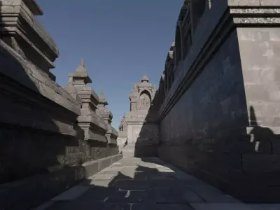 Borobudur Temple 3D model